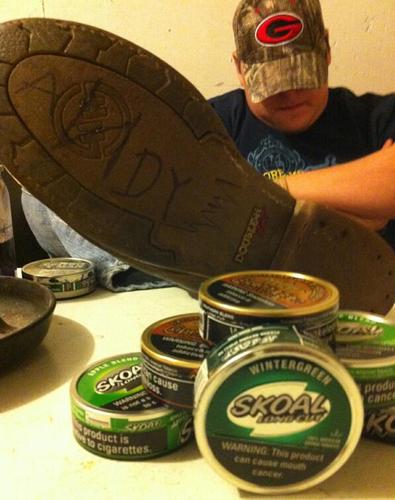 Skoal all day!  Live in Missouri and a UGA DAWG fan til I die!  #TeamFollowBack