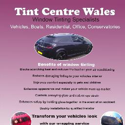 tintcentrewales's profile picture. At Tint Centre Wales we specialise in Window Tinting.vehicles,conservatories ,office's and homes