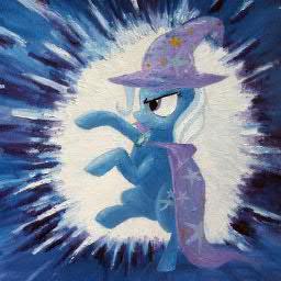 I am an artist, working in oil and canvas and ponies. I paint characters from My Little Pony, landscapes, and commissions