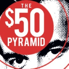 50dollarpyramid's profile picture. Watch two local celebs try to get their contestant up the $50 Pyramid. Hosted by Ian Rans. On hiatus until informed otherwise by the CDC.