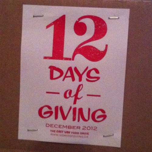 12DayFoodDrive's profile picture. Help us Fill our Truck (@theeastvan) for the Food Bank! We are around town! follow to find out where! https://t.co/KTtU6wj6