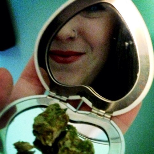 Good weed, good music, and good conversation. Thats all we need these days. The original thoughs from a girl who loves bud✌