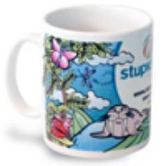 We brand mugs, lots of mugs. Some say we're mad about mugs. They're right, in fact we're MUGALOMANIACS .. haha!