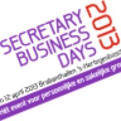 Secretary Business Days is hét event voor elke secretaresse in Nederland. Geef op 11 en 12 april 2013 je talent en kennis een extra boost!