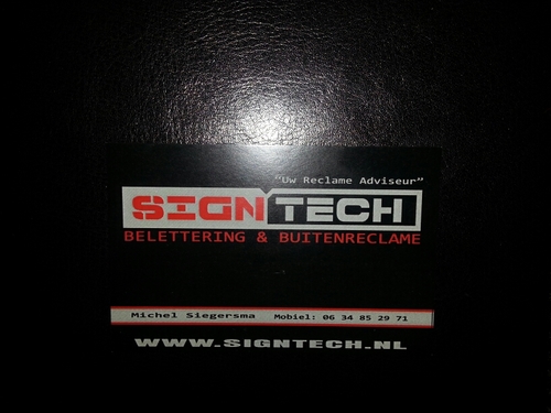 SigntechInfo's profile picture. Voor betaalbare reclame