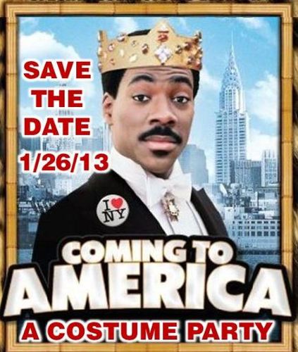 SAVE THE DATE 1.26.13 Zamunda meets Brooklyn