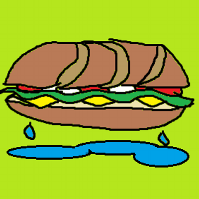 A wet sandwich 