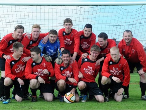 Playing in the Hexham and District league as the Haydon Bridge Anchor.