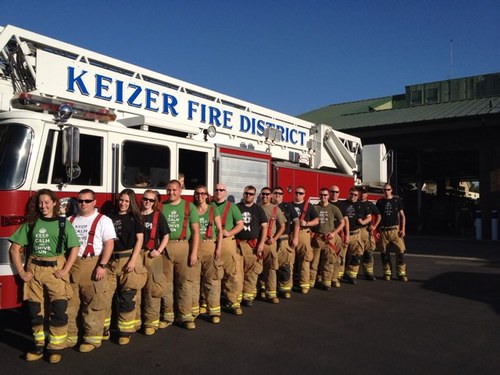 34 professional firefighters, paramedics and fire prevention officers. Serving the citizens of Keizer, Oregon since 1998. Keep Calm and Chive On!
