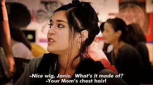 Nice wig Janis. What's it made of?