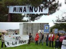 non a mina de corcoesto! non ao cianuro! non aos desastres medioambientais que provoca! non a contaminación, deforestación, non a RIO NARCEA GOLD MINES!