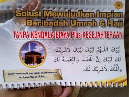 Labbaika Allahumma labbaik, labbaika laa syariika laka labbaik, innalhamda wan-nikmata laka wal-mulka laa syariika lak...#srudukfollow