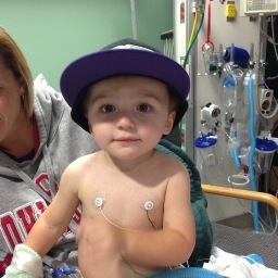 Jake Schron, 19 months old was recently diagnosed with end-stage dilated cardiomyopathy. He is currently waiting for a heart transplant.