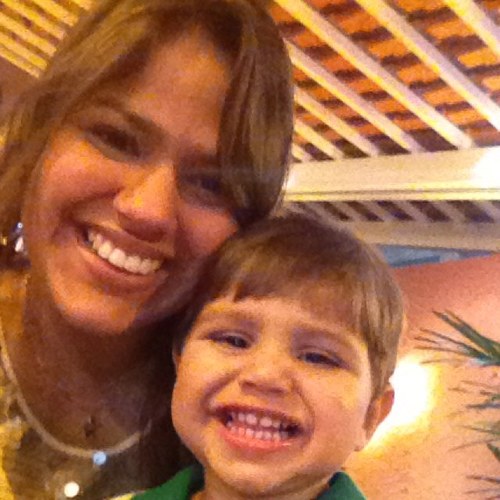 Feliz da vida! Mãe do Davi!