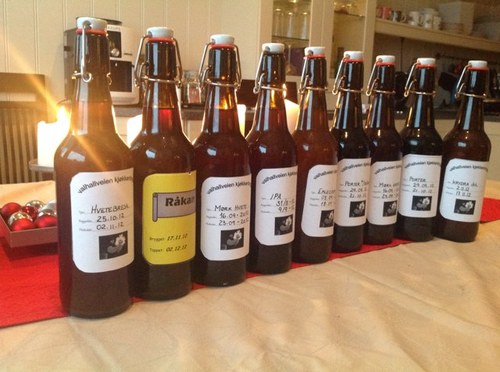 Brygger sitt eget øl, fordi han kan/Brews his own beer, because he can