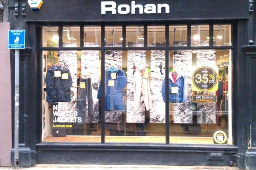 Jay,Mike,Gemma,Laurence,Abi & Phillippa at the Rohan Shop in Cambridge.Providing the best service & outdoor products to Rohanists & new customers