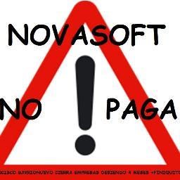 En la calle tras el cierre de una empresa del Grupo NOVASOFT. 
Con 4 meses de sueldo y finiquito sin cobrar. 
Gracias @pacobarry !! Te lo debemos todo a tí