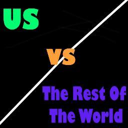 UsVtheWorld's profile picture. Because the worlds full of stupid things and people and we need to fix it!