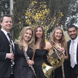 Bay Area based Wind Quintet.  Sasha Launer, flute. Jessie Huntsman, oboe. Brenden Guy, clarinet. Alexis Luque, bassoon. Caitlyn Smith, horn.