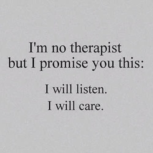 ListenandCare's profile picture. We (Danielle & Valeria) are here for you, you can DM us if anything. Suicide is never the answer. Suicide hotlines: http://t.co/l88FT40Z