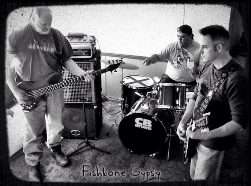 Fishbone Gypsy:
Mark Nichols- Lead Vocals and Rhythm 
Gary Allen- Lead Guitarist/backing vocals
Clint Stancell- Bass
Punk King -Drummer
