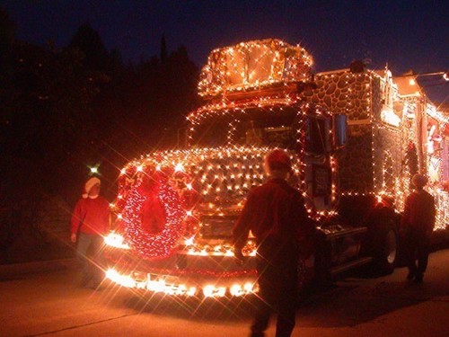 Magical Christmas Caroling Truck