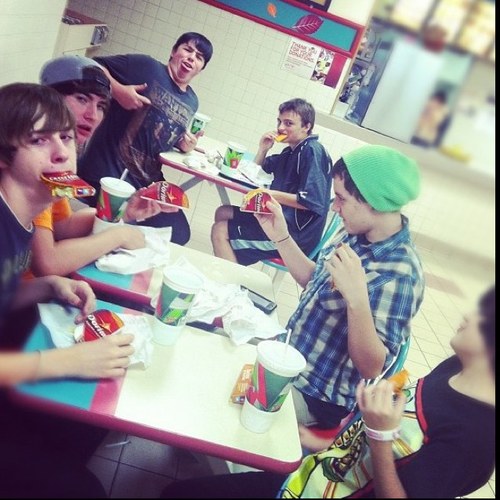 snowboard, ski, skateboard, bmx, eat, snowboard, ski, skateboard, bmx, eat, snowboard, ski, skateboard, bmx, eat, rest, repeat.