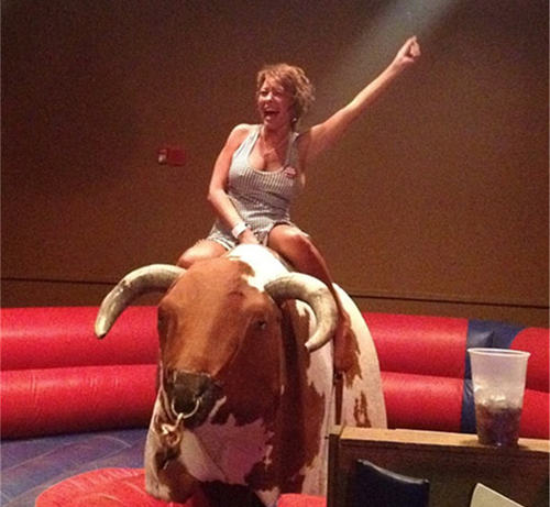 Believe me!  My wife knows how to ride one!  #BullRiding  #Dallas  #Texas