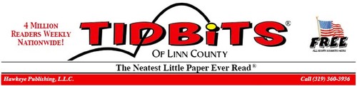 Tidbits of Linn County is a free publication in Linn County Iowa.  Pick up your copy today at over 900 locations.