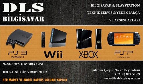 Tüm oyun konsolları, aksesuar, tamirat ve modifye islemleri, Masaustu ve dizustu bilgisayar satis ve teknik destek...