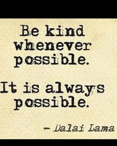 Keep Kindness Going, not just after a tragedy.  We can all make time for kindness each day