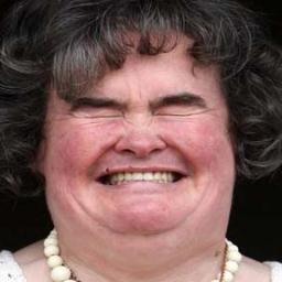 The real Susan Boyle. I hope all my fans follow me and get to grips with my personality.