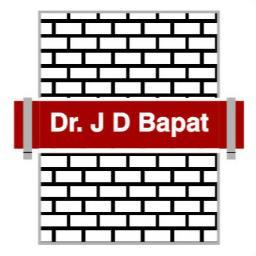 Dr J D Bapat is a Development Professional working in cement manufacturing, concrete and construction: teaching, research, training and  consultancy