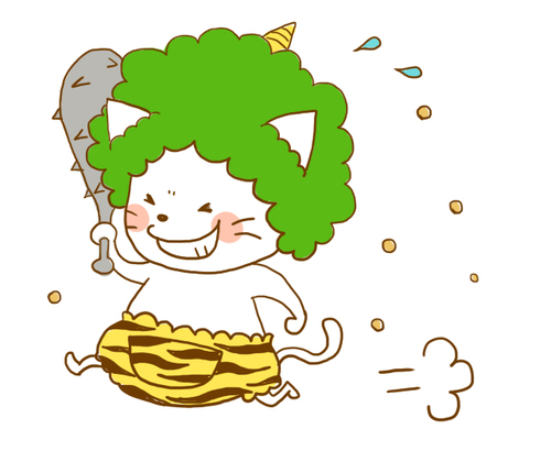 子育て奮闘中！
ちょっとかわいい、子鬼