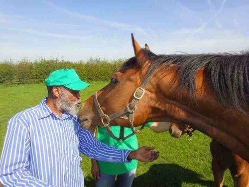 Owner Breeder Of Whistle On By From Our Broodmare Glory Oatway..Fundraising For Chesnut Grove Academy Balham..With Our Windrush 76th Anniversary Book.