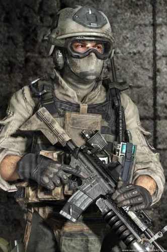 born in England. I am a SAS member of Task Force 141 and a friend of Ghost.
