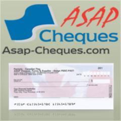 Cheques printed in just 1 day - huge savings over banks and accounting software companies.