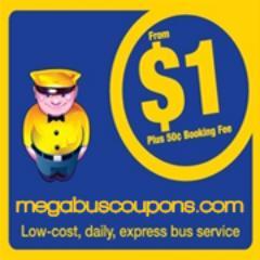 Megabus promotion code discounts & deals... Get the $1 promo at http://t.co/o75Ryjzo