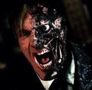 I'm Harvey Dent. Do I like you? *flips coin* No. No I don't.