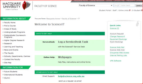 fosit's profile picture. Macquarie University, Faculty of Science IT. Follow the announcements and updates...