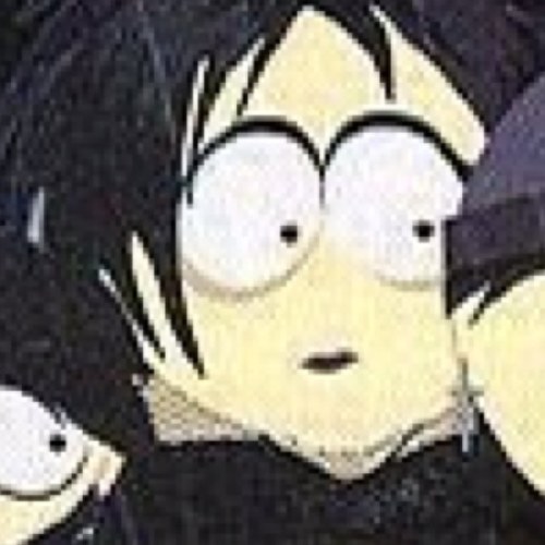 Me? Im Henrietta Biggle. yes, im sister to that retarded *mocks it* Mint Berry Crunch. whatever. Im goth, not emo, GOTH. And I Hate vamps.