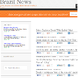 Providing select news and videos about current events in Brazil.