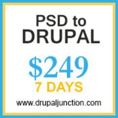 Drupal Junction is adept at offering specialized Drupal services such as- PSD to Drupal Theme conversion, Customization and Development. Call Us: (800)704-0428