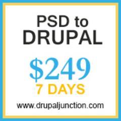 Drupal Junction is adept at offering specialized Drupal services such as- PSD to Drupal Theme conversion, Customization and Development. Call Us: (800)704-0428