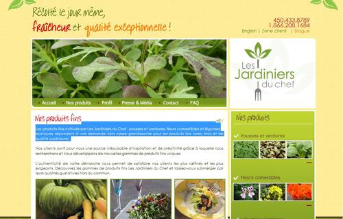 Les Jardiniers du Chef se passionnent pour les produits fins tels que les pousses & verdures, les fleurs comestibles ou encore les légumes exotiques.