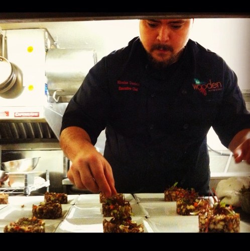 Chef at The Wooden Vine Bar & Bistro.  Specializing in Modern Mediterranean Cuisine inspired by Wine.