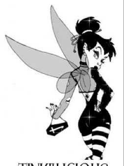 a sweet pixie fairy whose magical dust fixes everything!