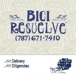 ¡Bici Resuelve! ofrece servicios de delivery de sobre 50 restaurantes en Condado. Ademas hacemos mini-compras del supermercado y recogido de medicinas.