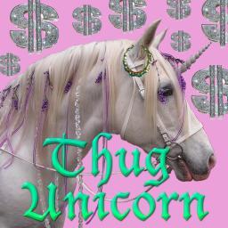 I'm a thug unicorn, I go were the cute girls are /
sometimes I shit rainbowns so I can fly to the stars