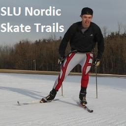 Trail conditions for the skate ski trails at St. Lawrence University
